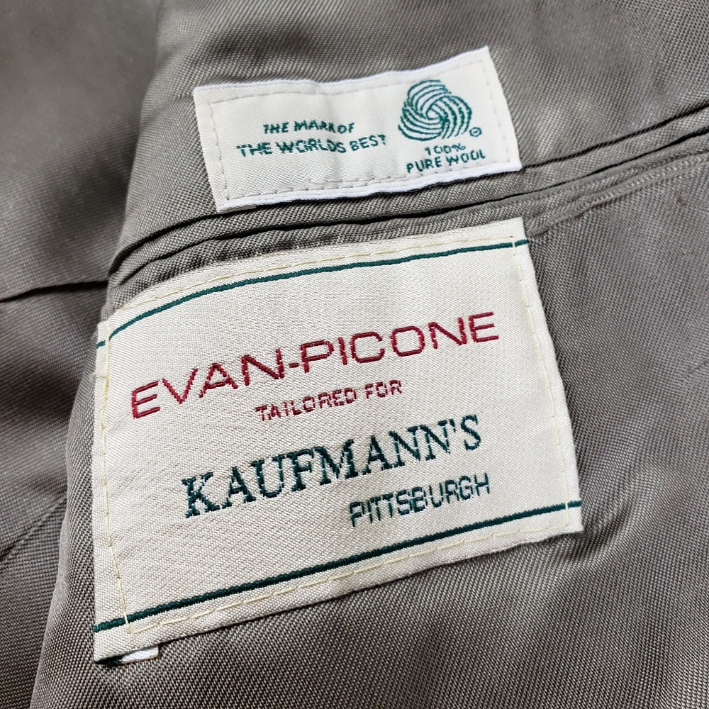 Vintage wool menswear blazer jacket - Picture 4 of 5